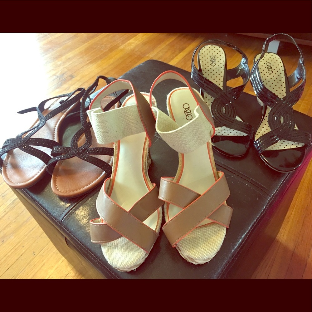 Bundled dress shoes size 8